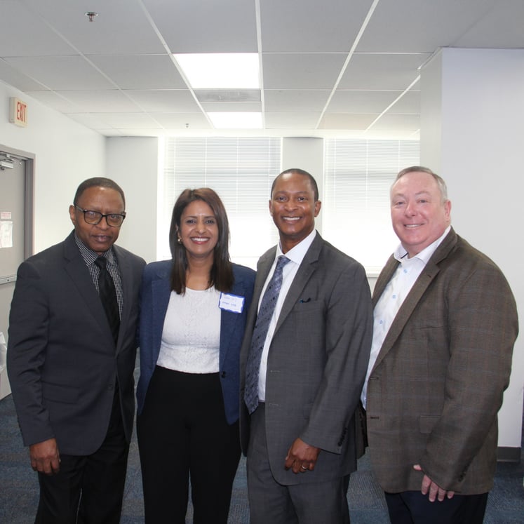 Vidhi Anderson, vice president, development, PCA board chair Glenn Bryan, Najja Orr, President and CEO, PCA, and Secretary of Aging Jason Kavulich