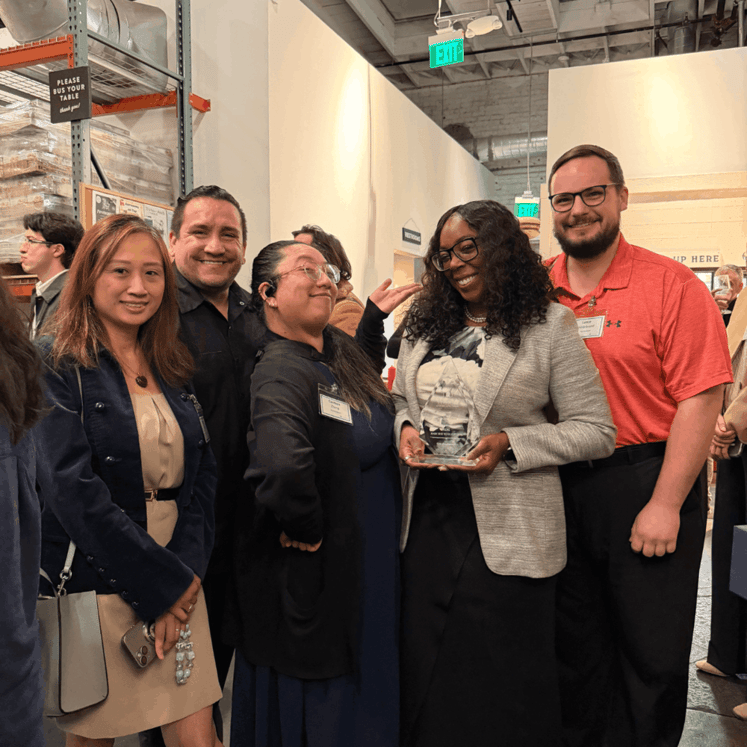 Affordable housing team with Merritt Capital 2025 Portfolio of the Year award