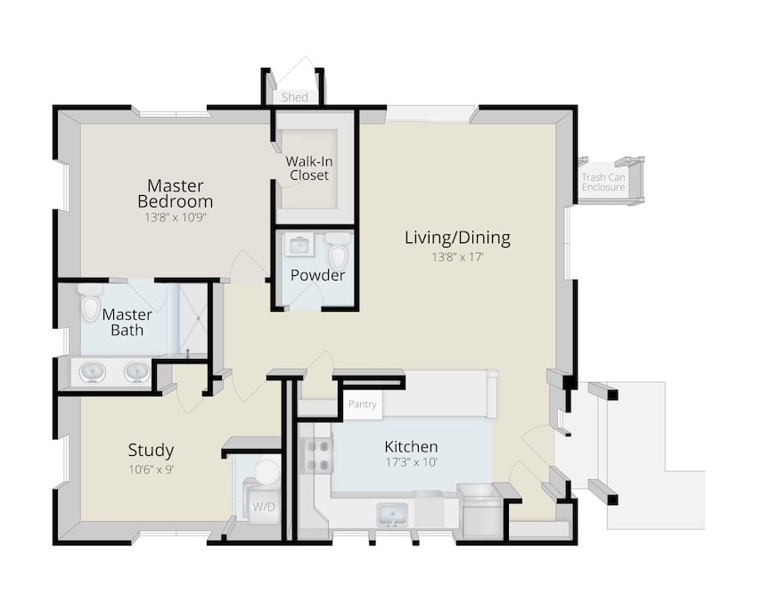 TMR Cottage 9 floor plan