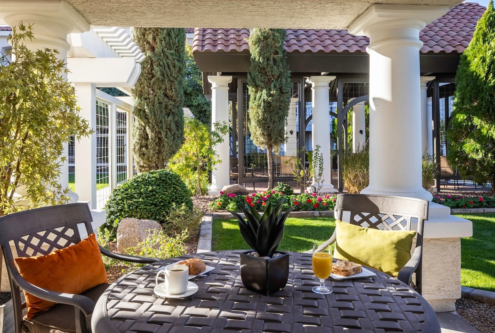 Outdoor patio and gazebo