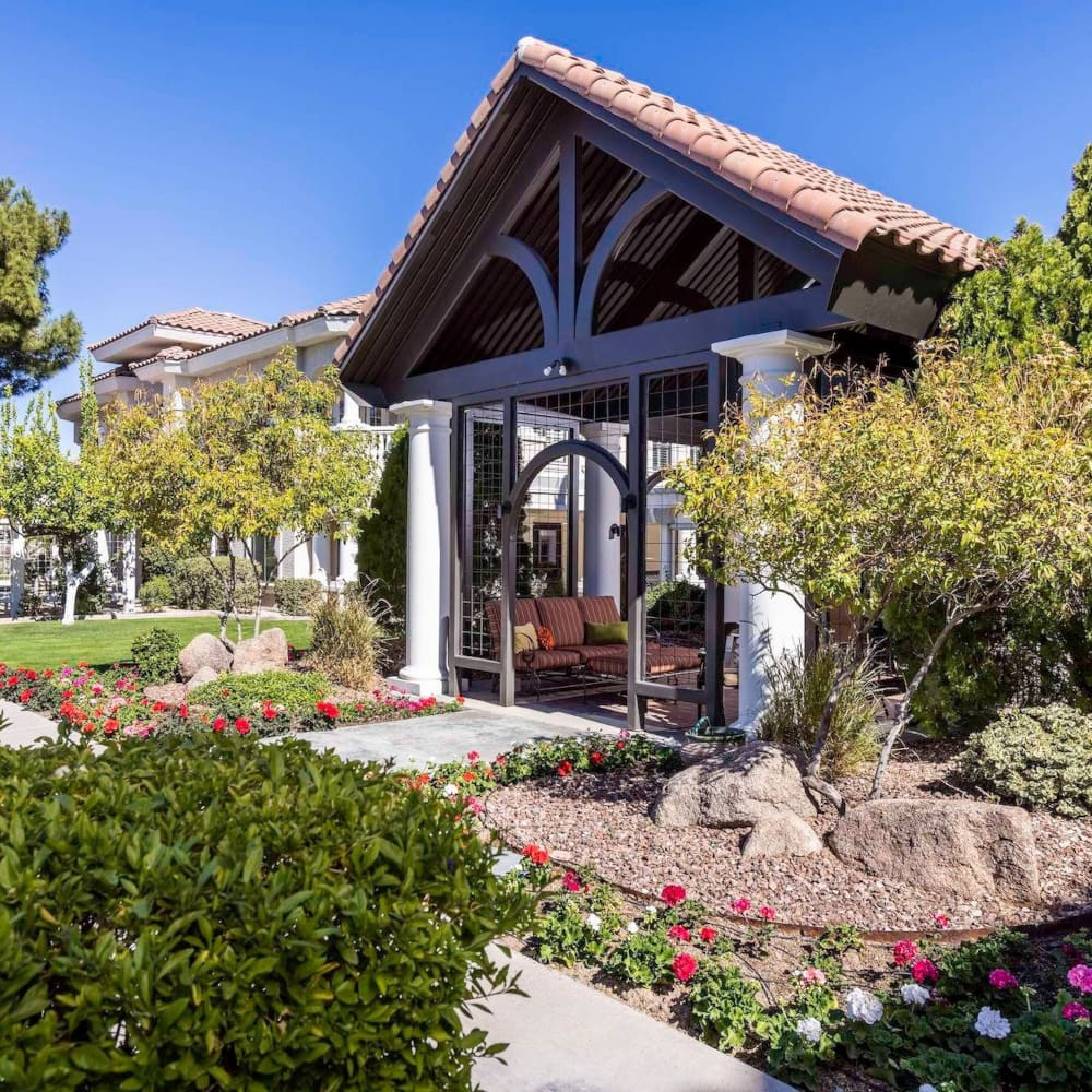Upscale garden gazebo at The Terraces of Phoenix