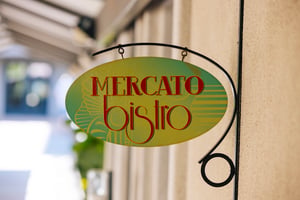 Mercato bistro sign