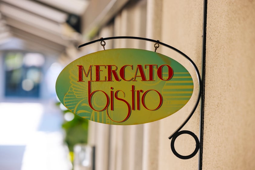Mercato bistro sign
