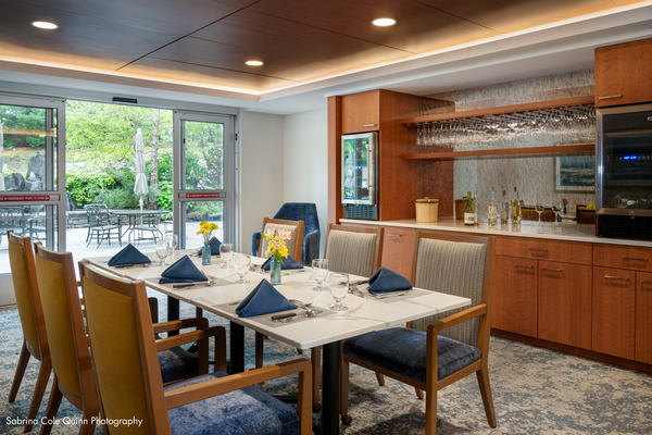 Private dining space