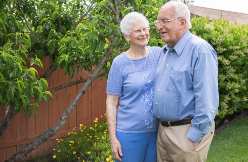 residents enjoying their home