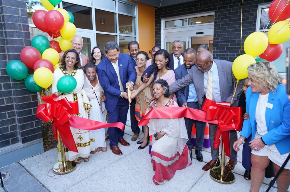 Seattle leaders and elected officials celebrate Ethiopian Village's grand opening
