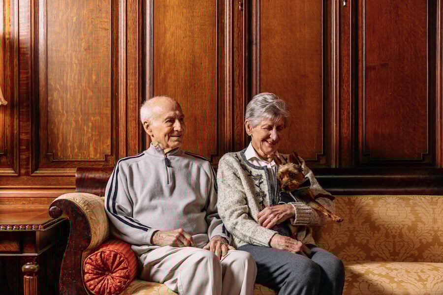 the mansion at rosemont older couple