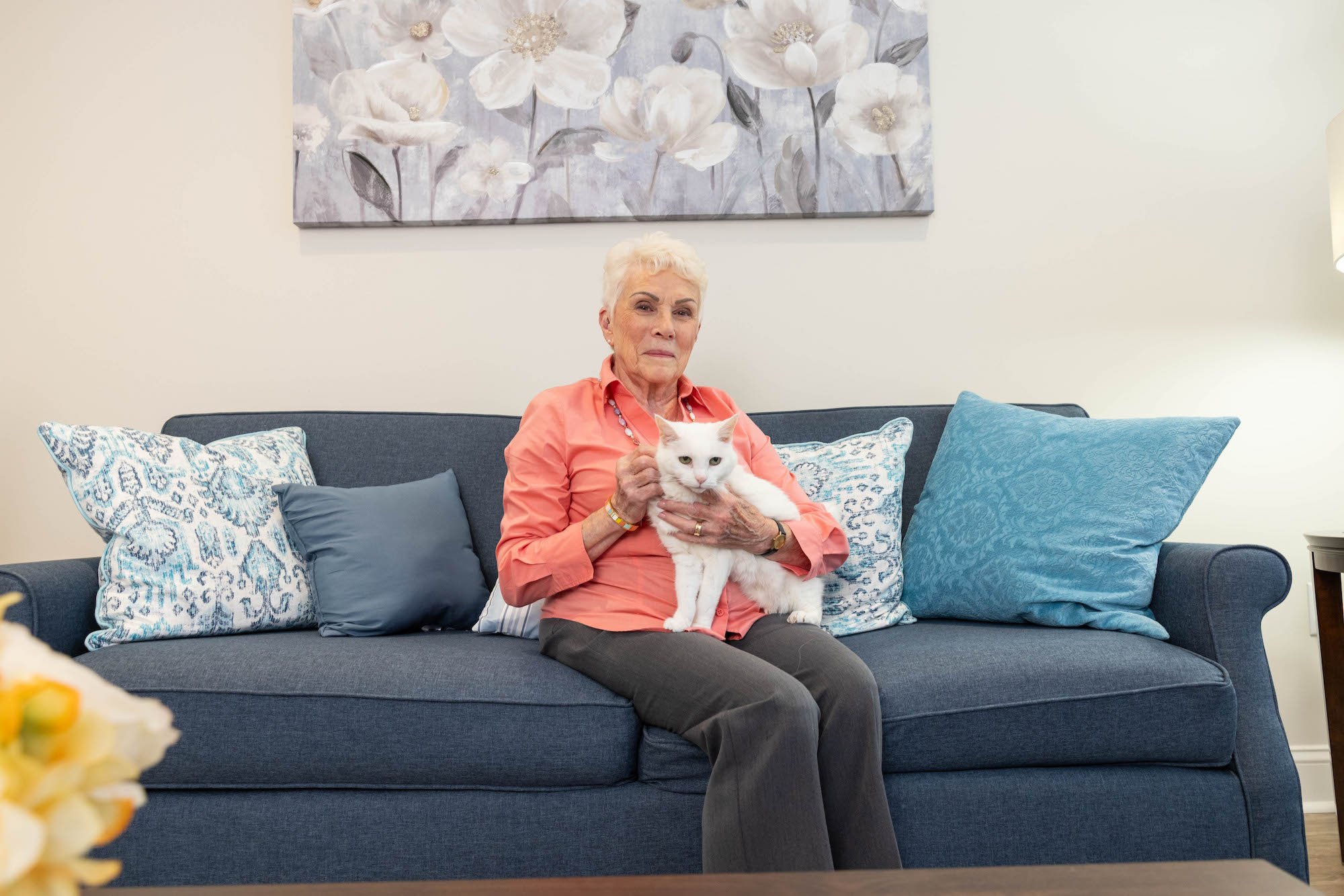 Lady with dog