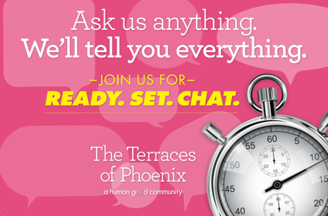 Ready. Set. Chat at The Terraces of Phoenix