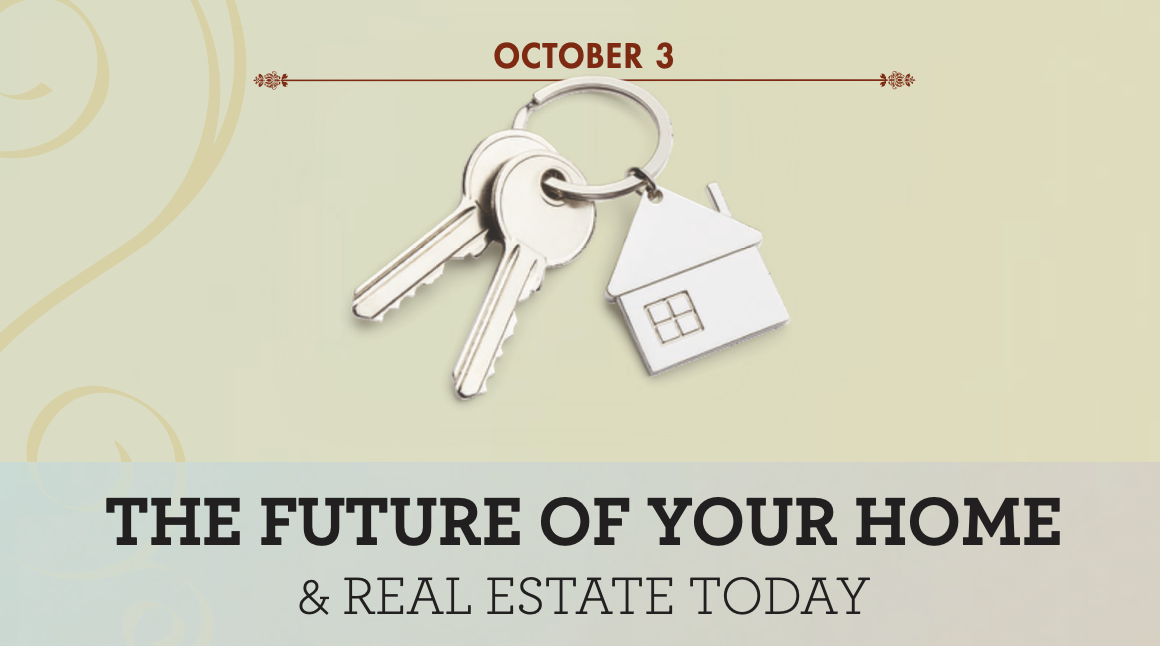 A promotional image with keys and a house keychain, stating 