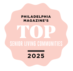 Philadelphia Magazine Top Senior Living Community Winner Badge 2025