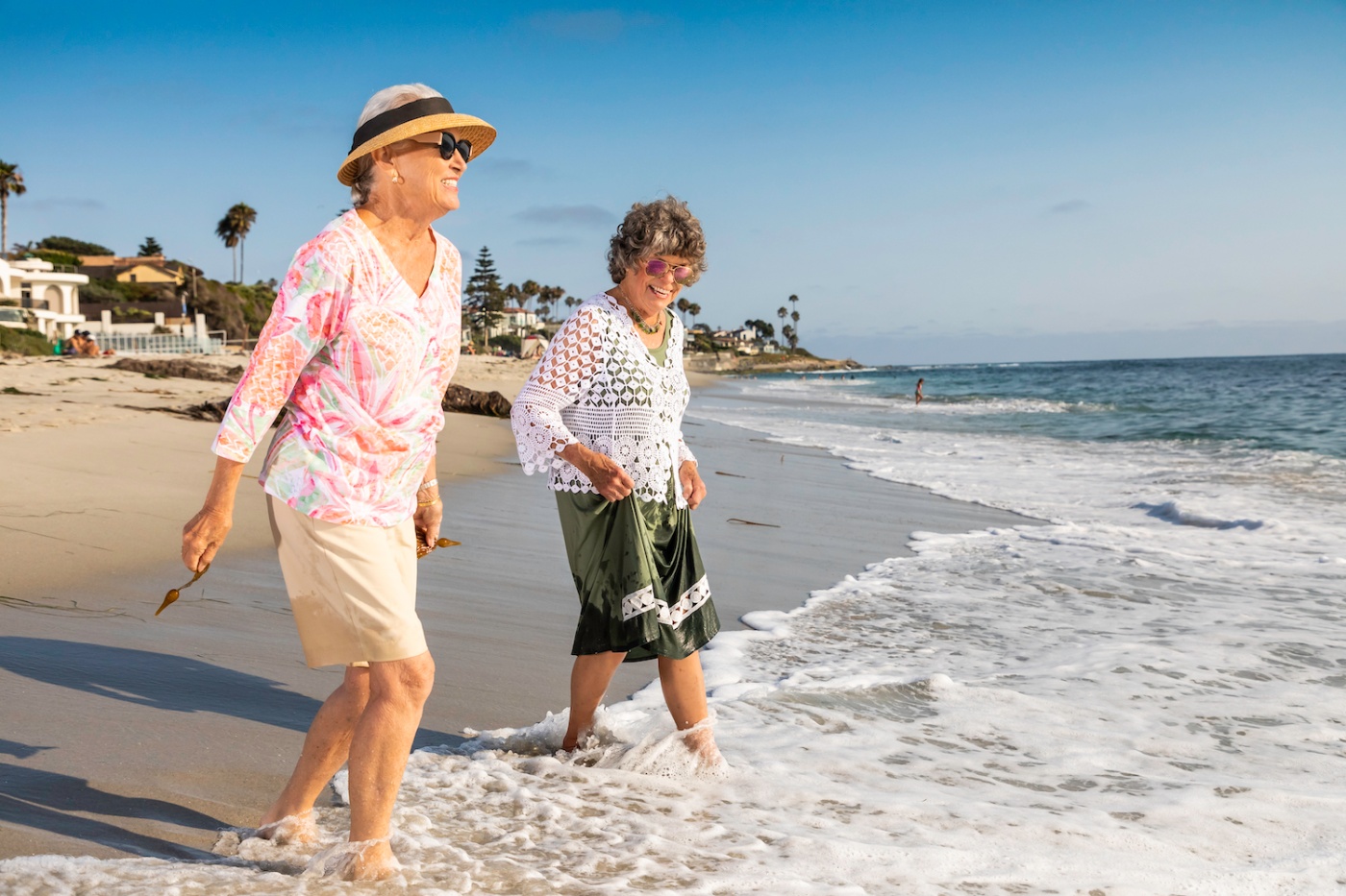 Two ladies at the beach