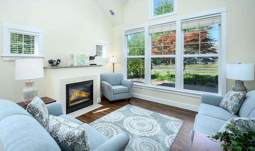 Interior image of an apartment at Hillside