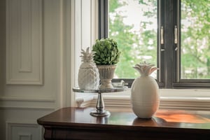 Table decor near window