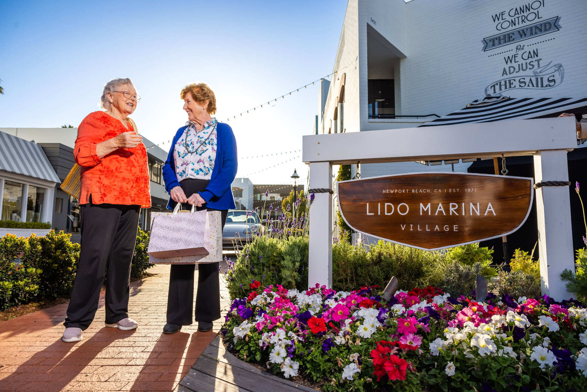 Two Regents Point residents out shopping
