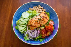 Salmon salad