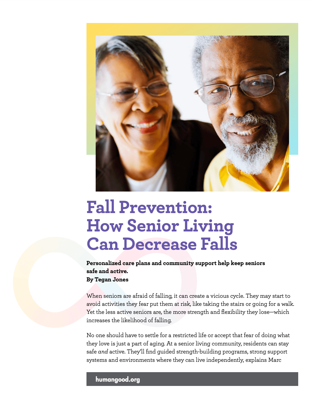 Fall Prevention - How Senior Living Can Decrease Falls Ebook Cover Fall Prevention - How Senior Living Can Decrease Falls Ebook Cover