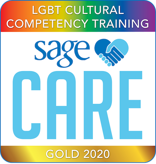LGBT Cultural Competency Training Sage Care Gold 2020 icon