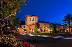 Exterior of the main building at Las Ventanas at Summerlin