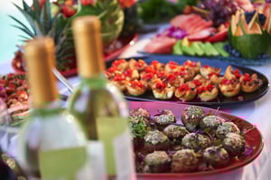 Close-up of appetizers