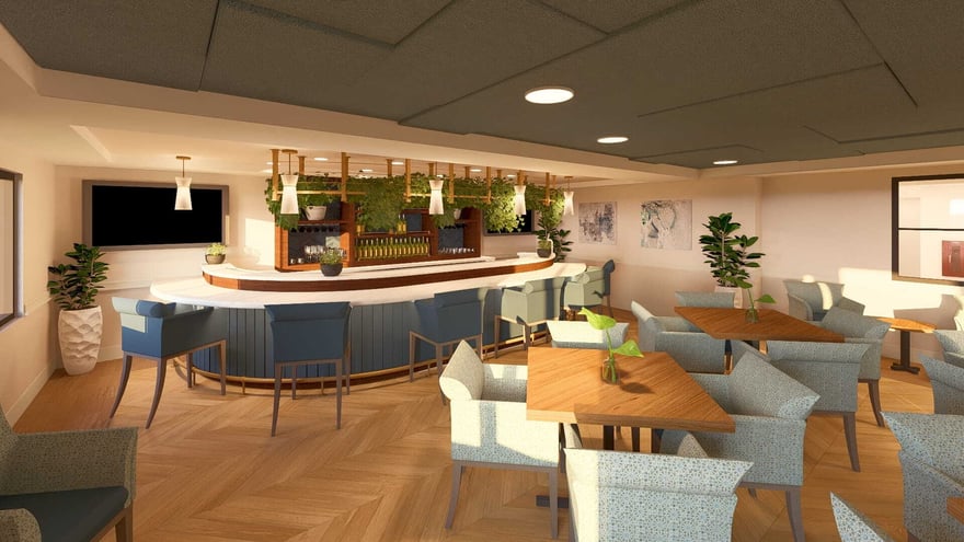 The Mansion at Rosemont - Bar Rendering - 2026