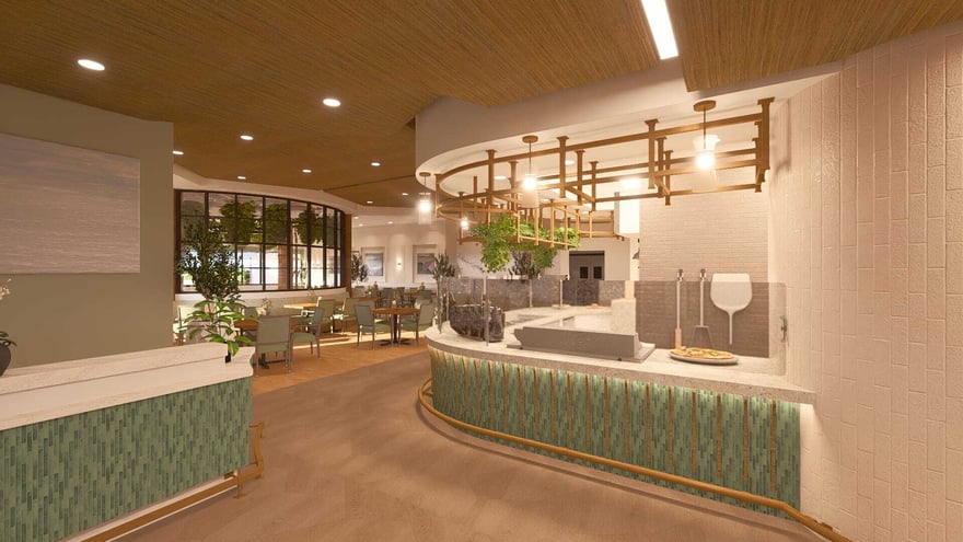 The Mansion at Rosemont - Bistro Rendering - 2026