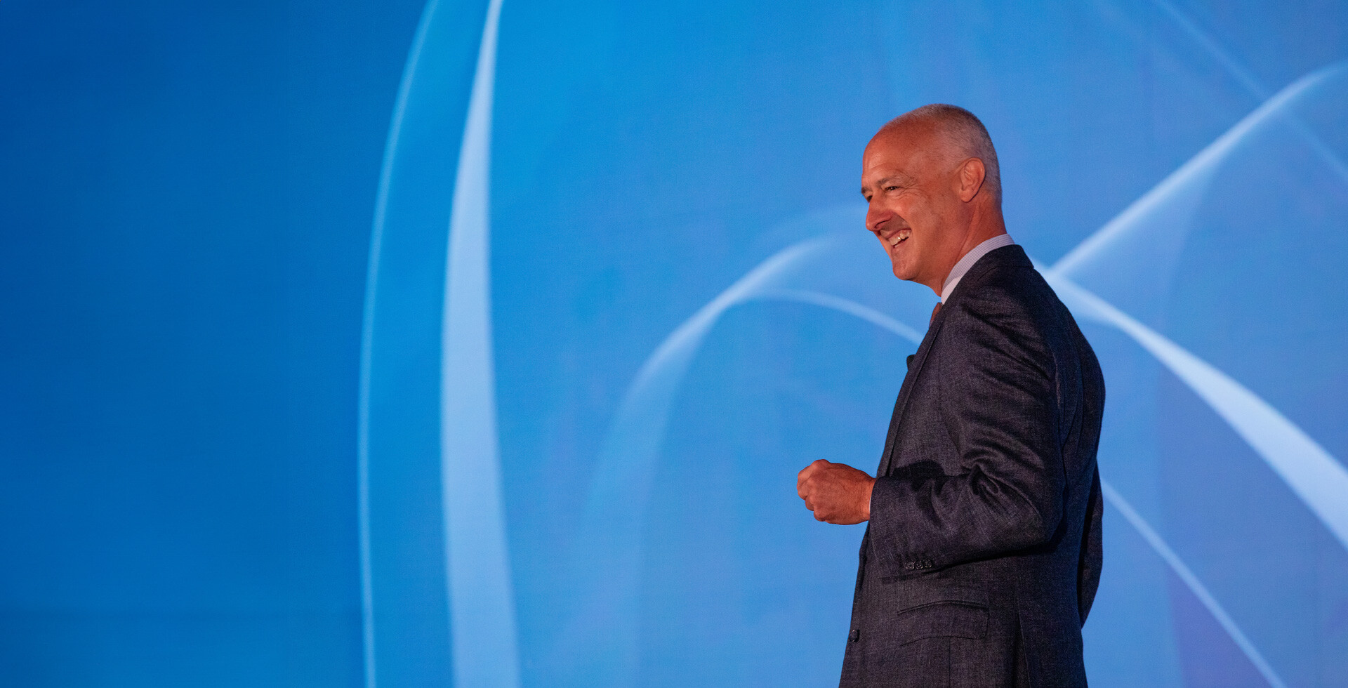 Man giving a presentation