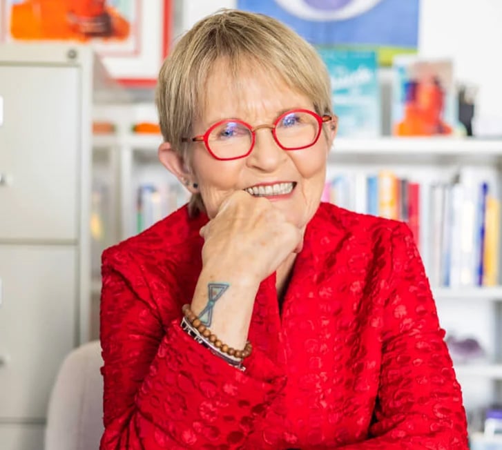 Dr. Sara in her office