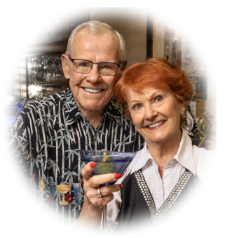 Jerry and Kay, residents of Las Ventanas at Summerlin, a HumanGood community in Las Vegas