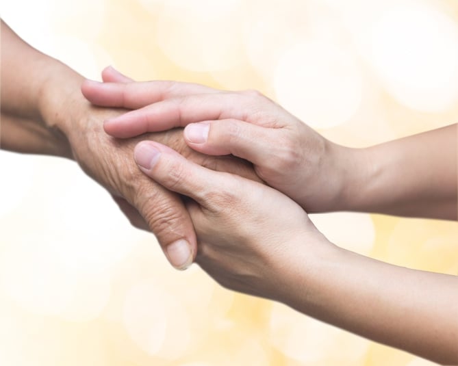 Holding hands
