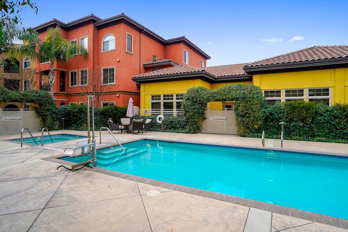 Community pool at The Terraces at San Joaquin Gardens