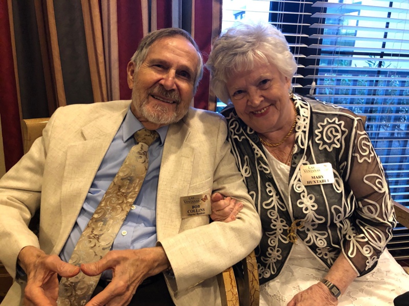 A smiling couple