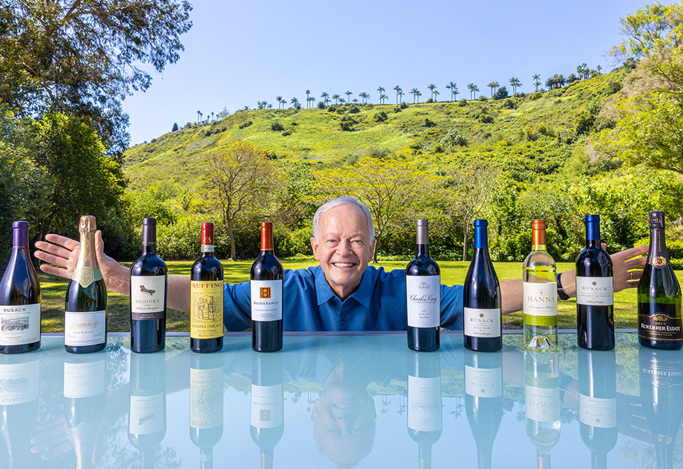 Craig and his wine collection